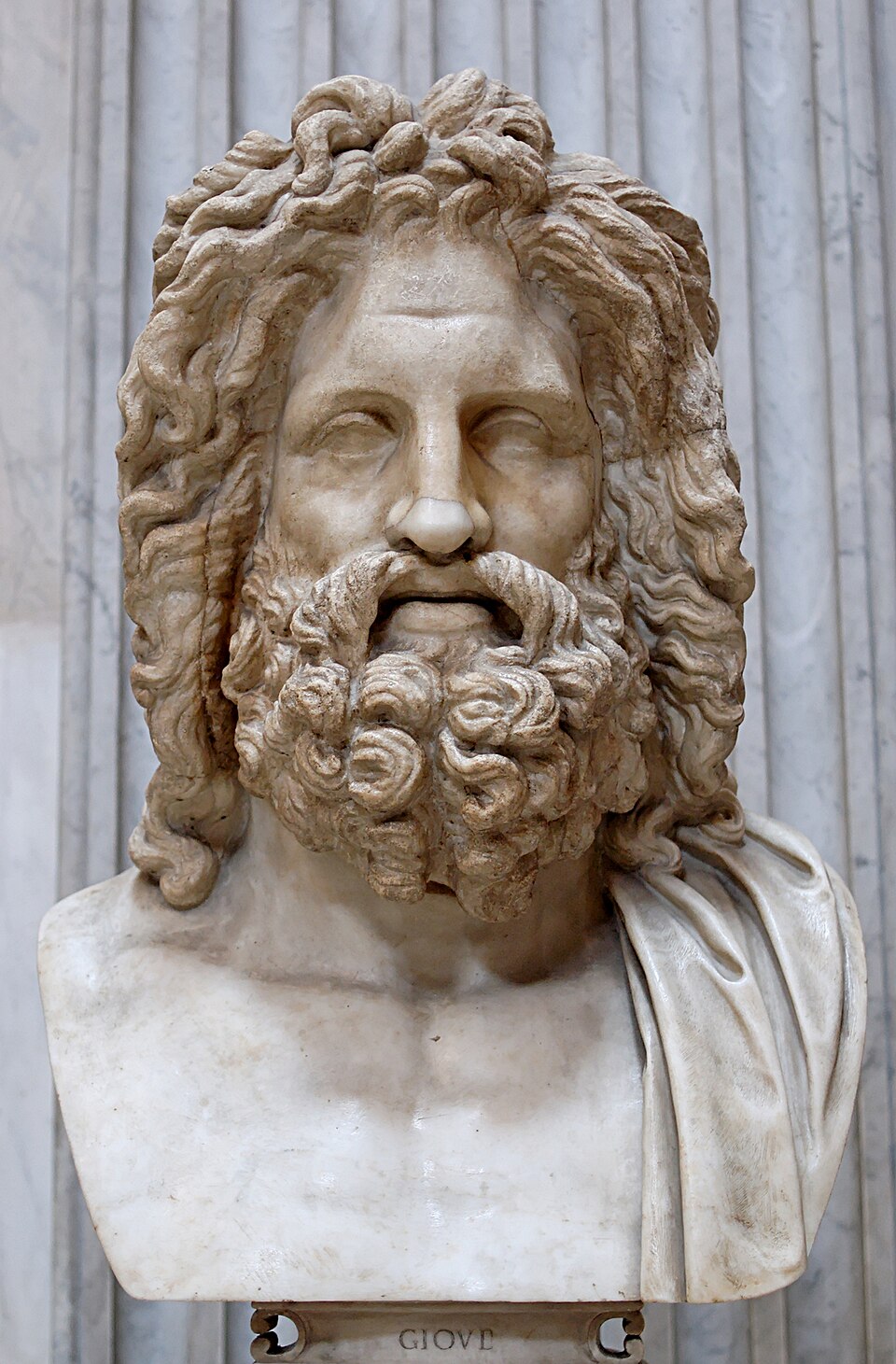 Der Zeus von Otricoli — römische Marmorkopie nach einem griechischen Original, Vatikanische Museen