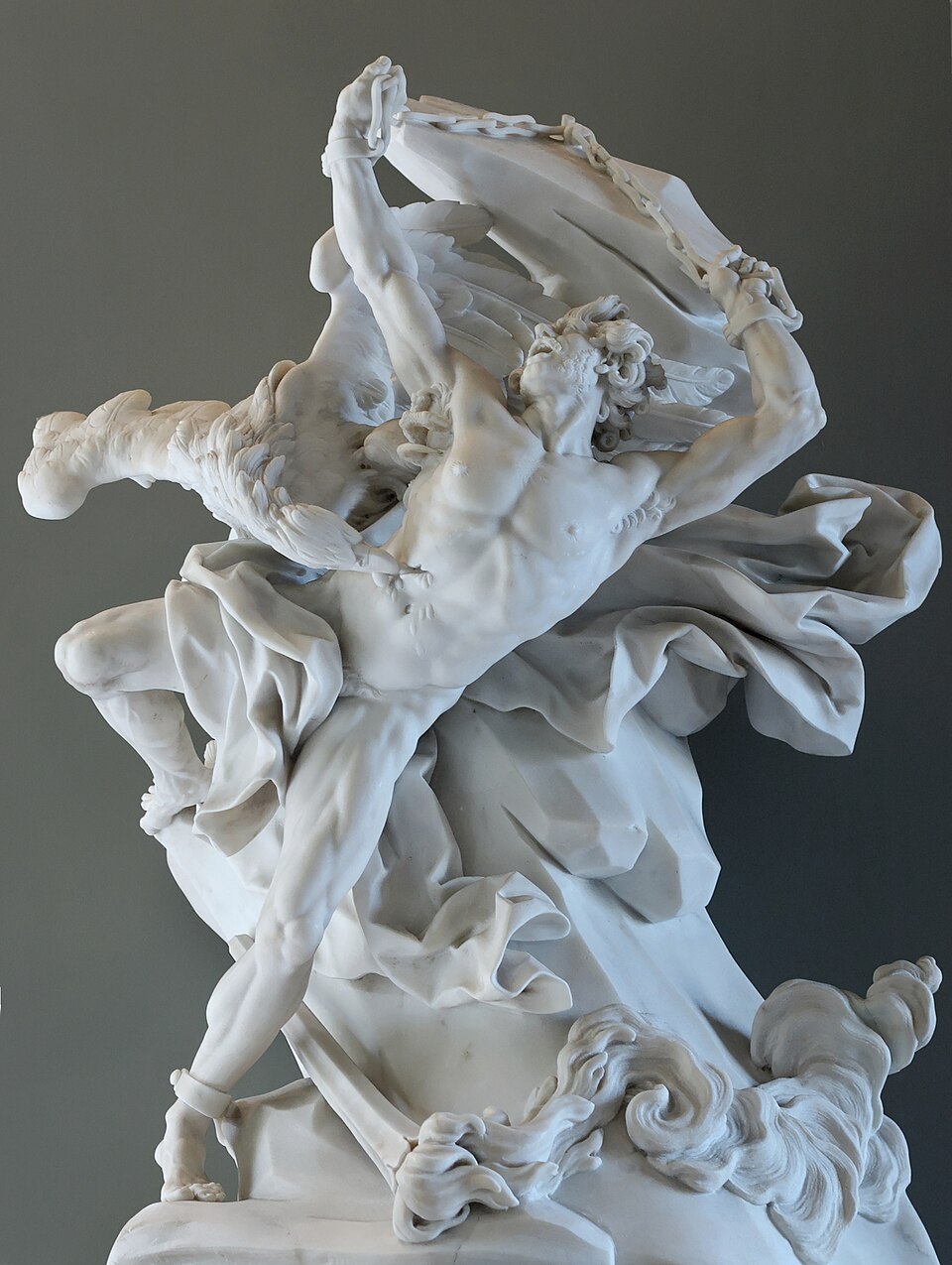 Prometheus, gefesselt — Marmor von Nicolas-Sébastien Adam, 1762, Louvre