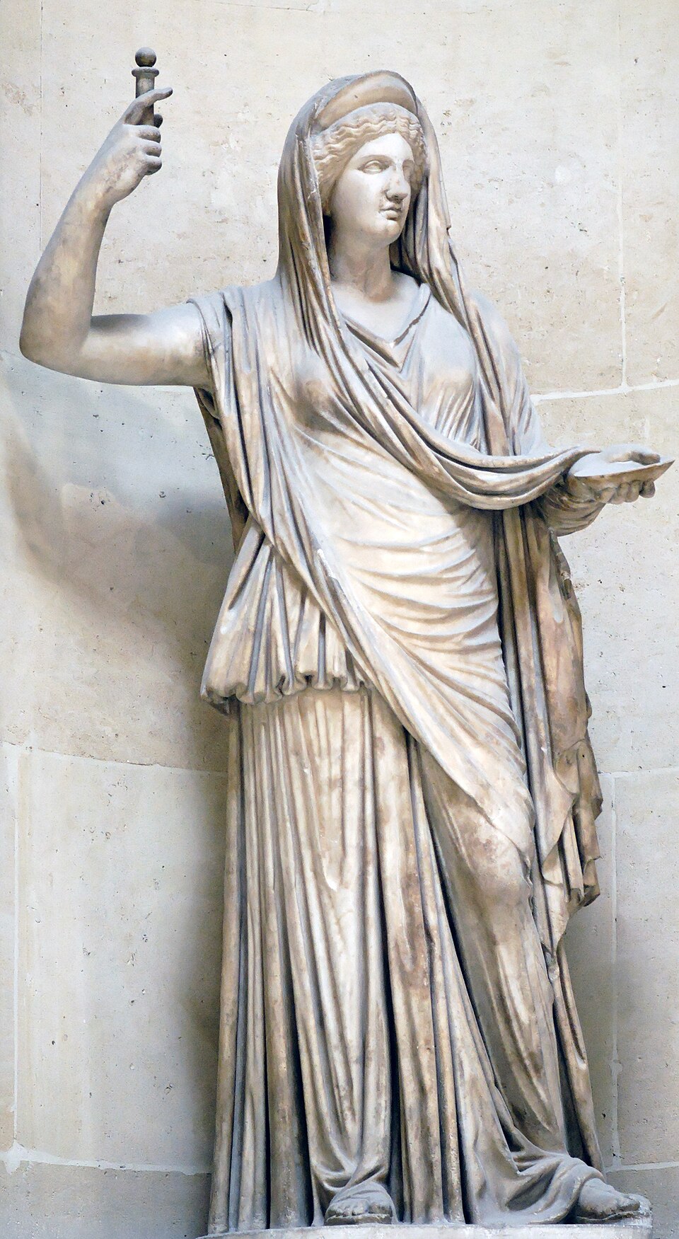 Die Hera Campana — römische Kopie einer griechischen Statue, Louvre