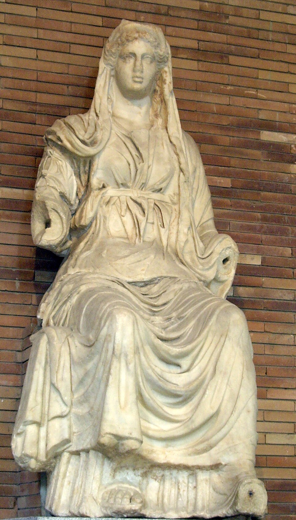 Ceres — Marmorstatue aus dem Theater von Mérida, 1. Jahrhundert