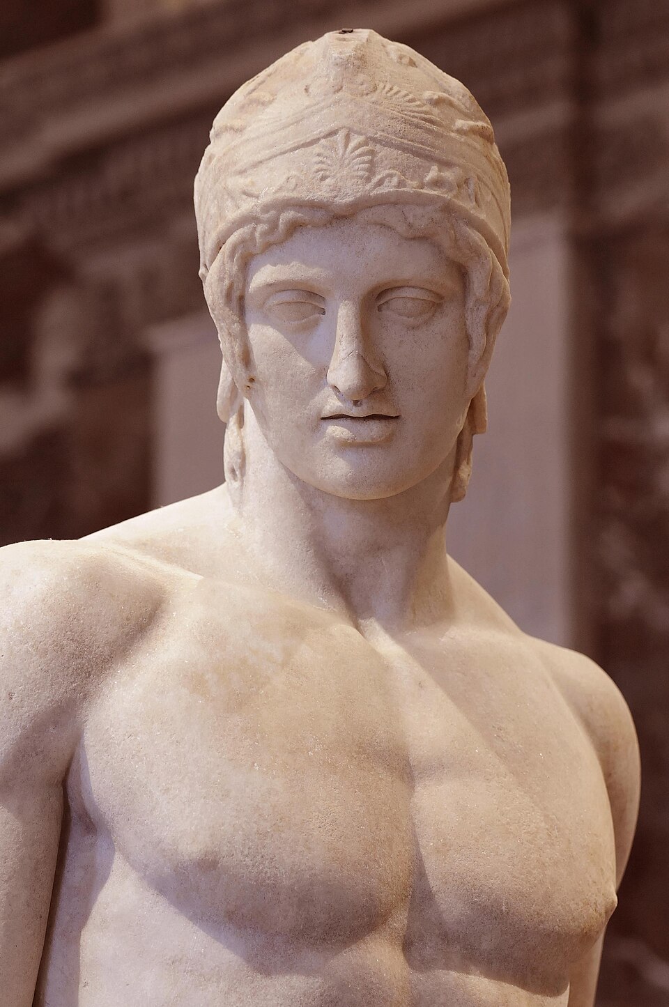 Der Ares Borghese — römische Marmorkopie, Louvre