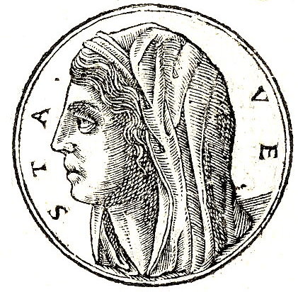 Vesta — Darstellung aus Rom